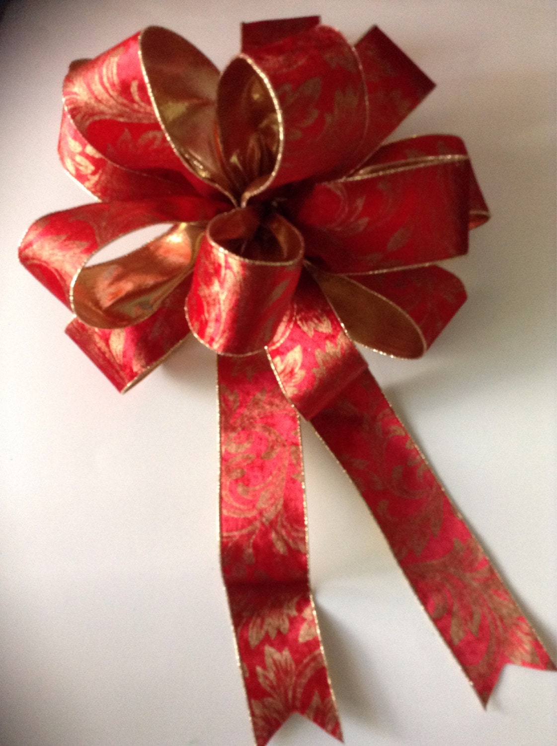 christmas tree topper bow red and gold beautiful by christmas tree topper bow red and gold beautiful by