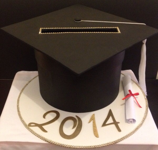 diy graduation hat card box