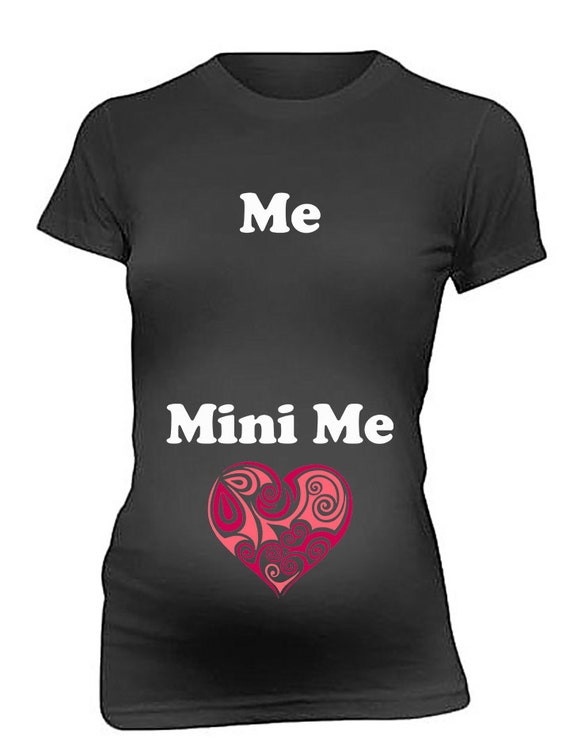 me mini me pregnancy shirt