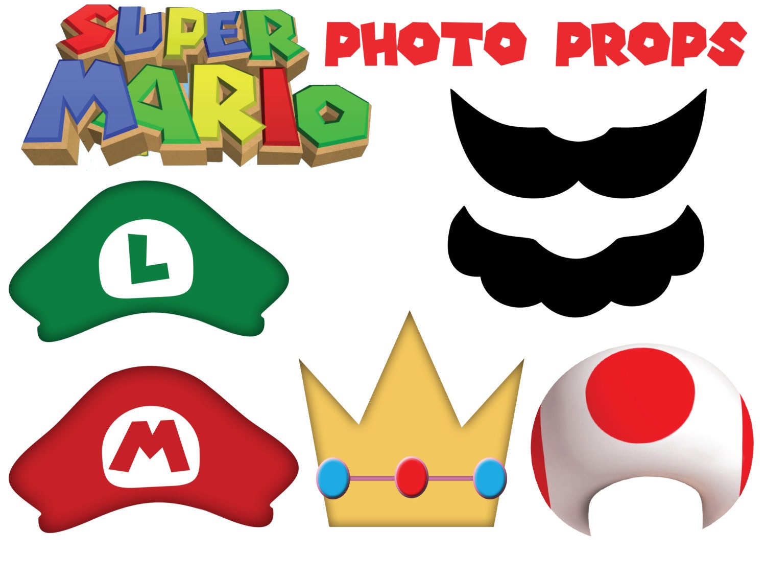 Super Mario inspired Photo Prop Printables / by Cre8tesbyRacheal