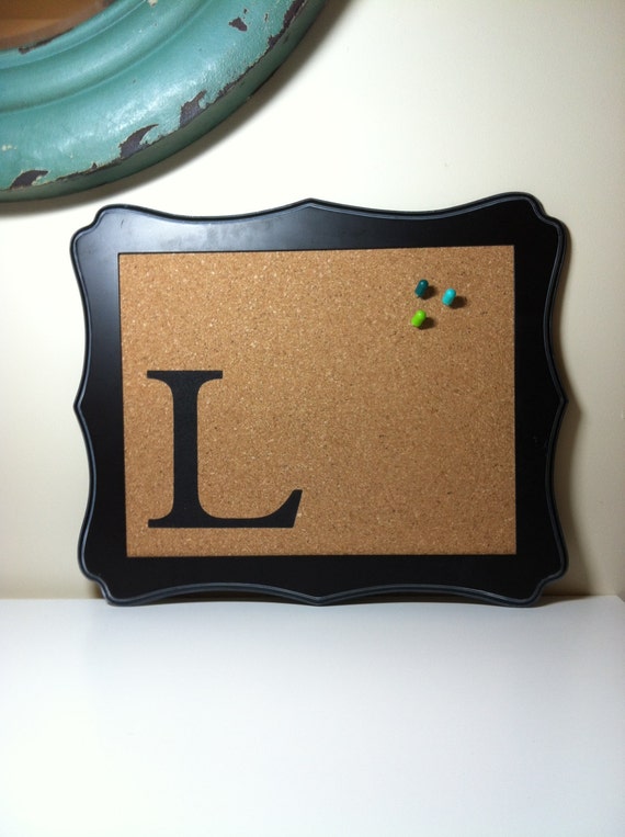 Personalized Cork Message Board by 2happygrlzdesign on Etsy