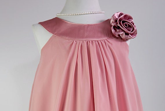 Vintage Rose Flower Girl Dresses 9