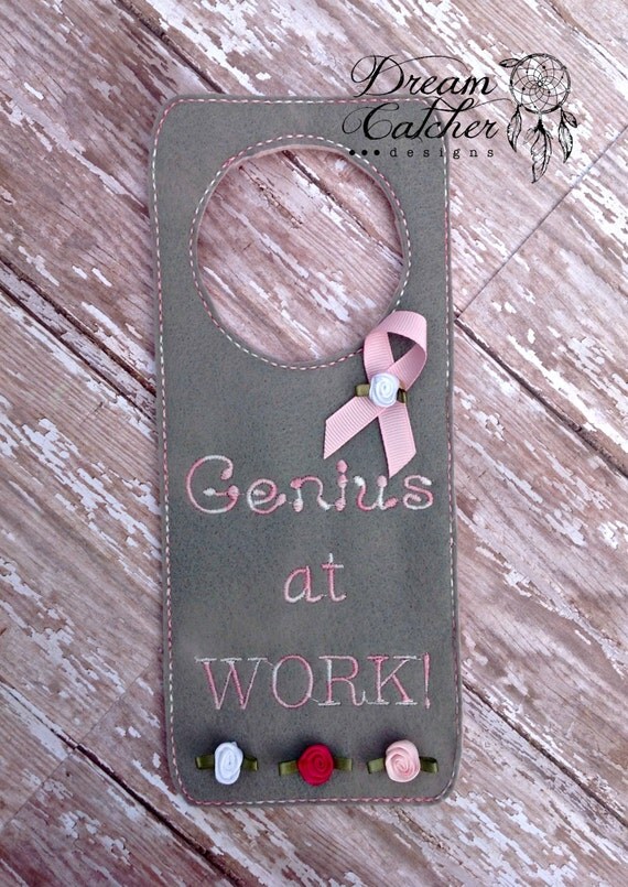 ITH Felt Blank Door Hanger Embroidery Design