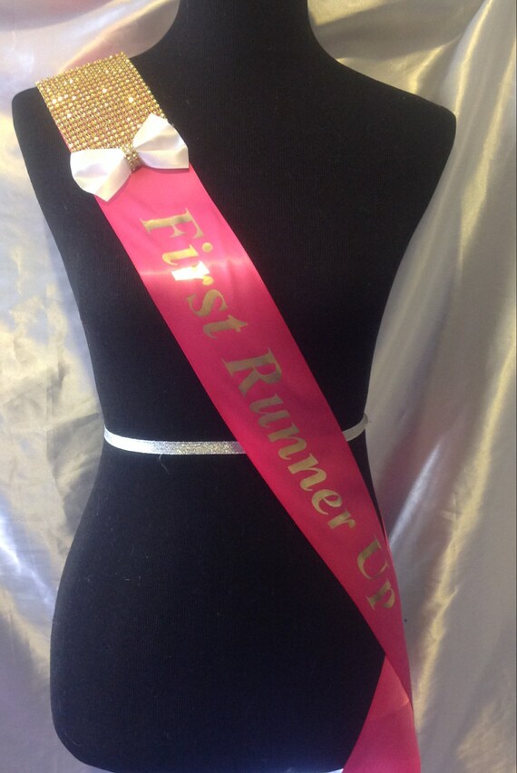Items similar to Custom Made Personalized Wrap Ribbon Sash, Pageant