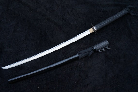 Batman Themed Samurai Sword Nolan Verse by AmmnraCreations on Etsy