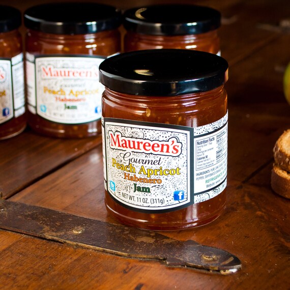 Maureen's Gourmet Peach Apricot Habanero Jam by MaureensPepperJam
