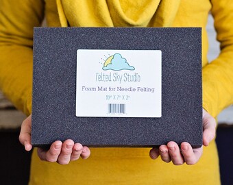 Foam Mat for Needle Felting 10 X 7 X 2