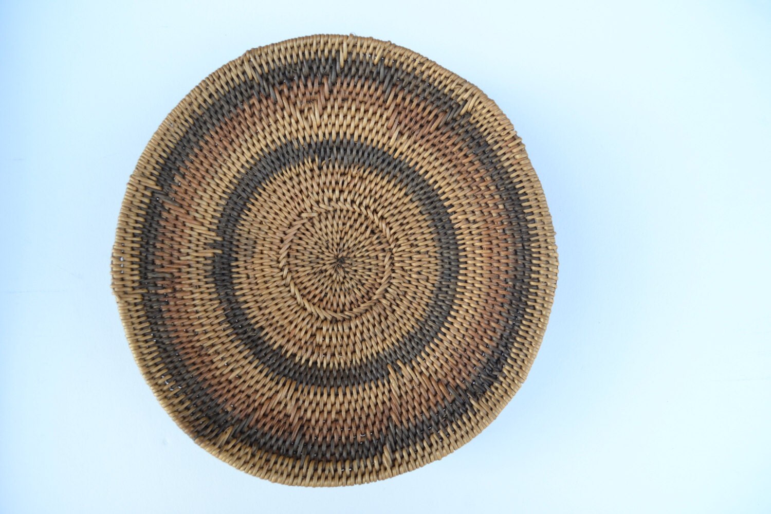 Very Nice Vintage African Basket Makenge Root Basket from