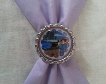 Princess Anna- Disney- Frozen Hair Bows: Disney Bows- Princess Anna Hair Bows- Anna Hair Bows- Princess Hair Bows- Frozen- Frozen Hair Bow