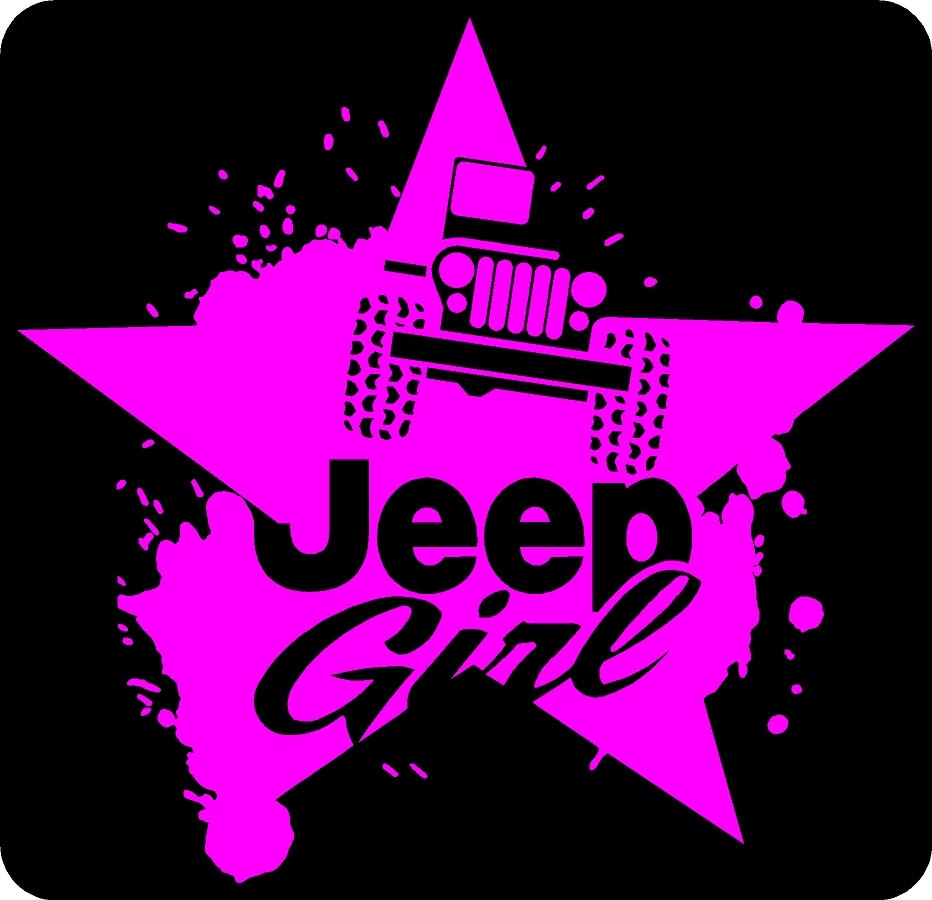 Jeep girl stickers #2