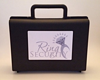Ring Security Briefcase (Silver) -- ring bearer gift, pillow alternative, ring agent, ring bearer