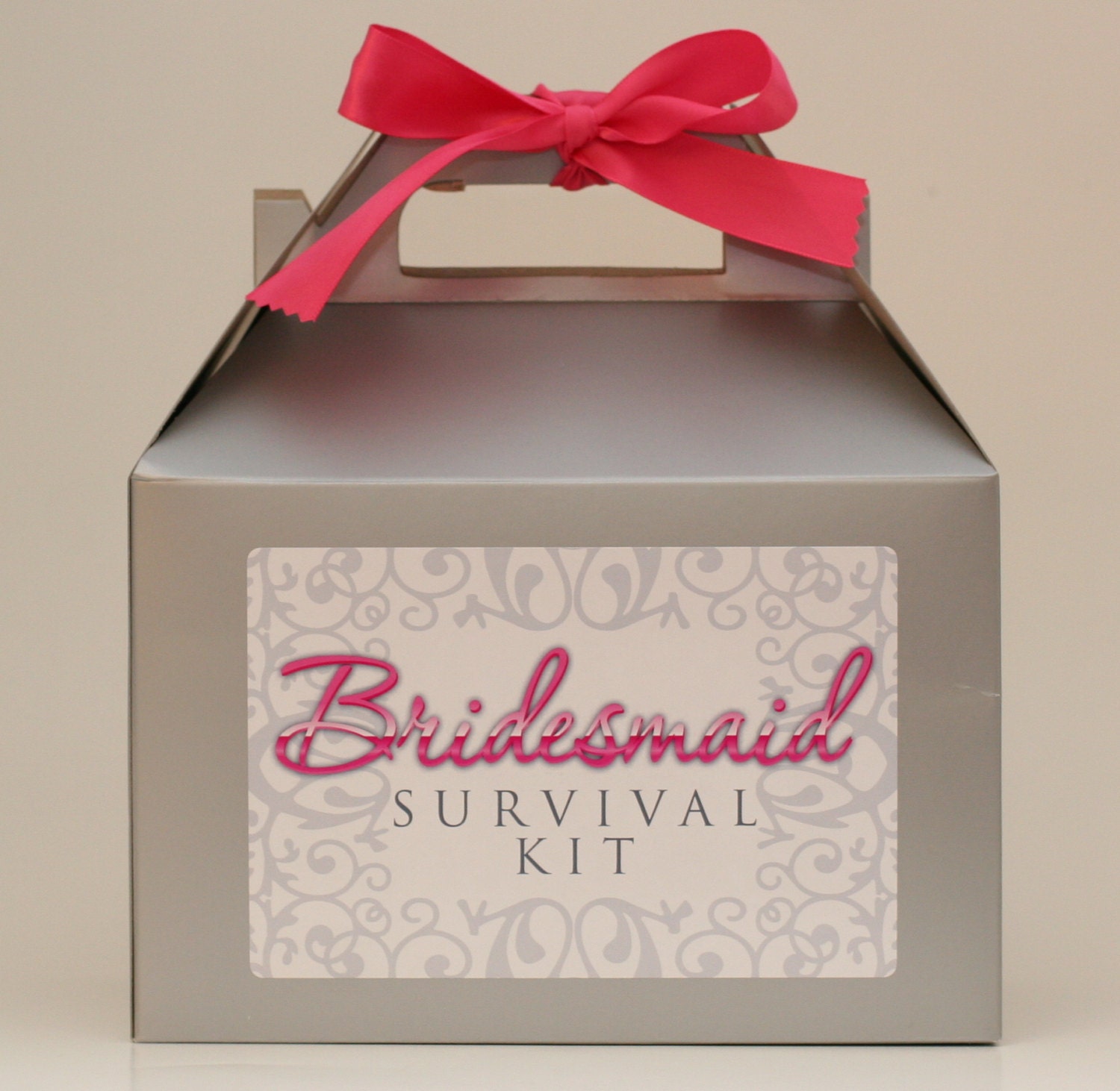 DIY Bridesmaid & Maid of Honor Emergency Survival Kit Gift Box