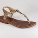 flat animal print sandals