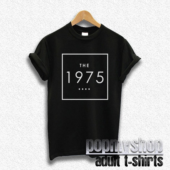 Items similar to The 1975 shirt the 1975 band t-shirt black DW37 on Etsy