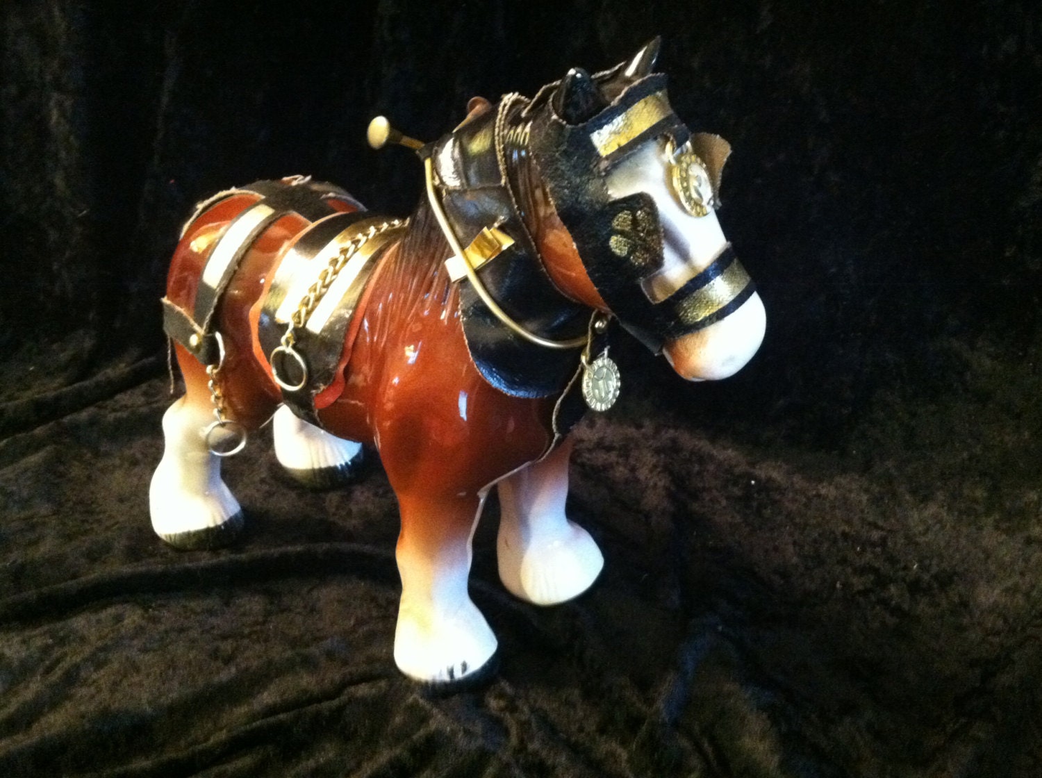 porcelain clydesdale horse