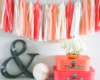 CORALLINE tassel garland party decoration