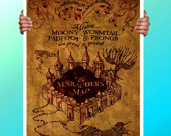 Popular items for marauders map on Etsy