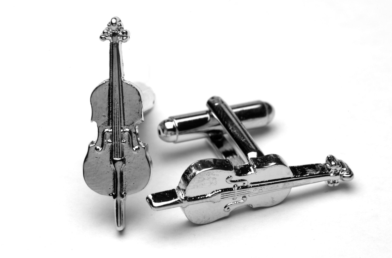 Double Bass Cufflinks great Gift for Player Teacher and