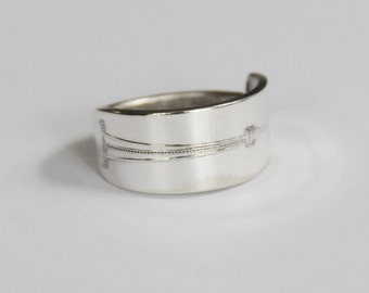 ... ring, ontari o ring, canadian ring, ring, spoon ring,silver plate ring