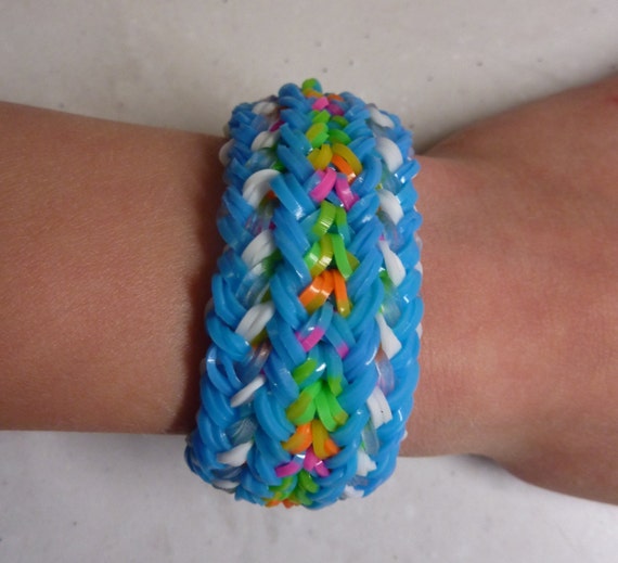 SALE w/ Free Shipping Rainbow Loom Bracelet Snake Belly