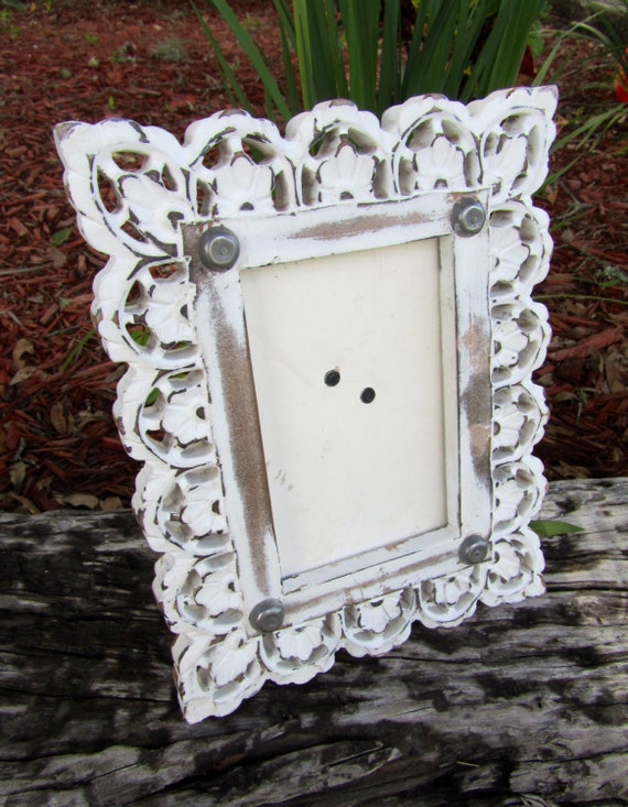 white shabby chic painted wood frameswedding decor shabby white shabby chic painted wood frameswedding decor shabby