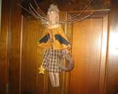 Primitive Grungy Herbist Angel Doll