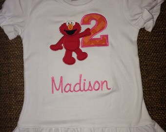 Elmo birthday shirt