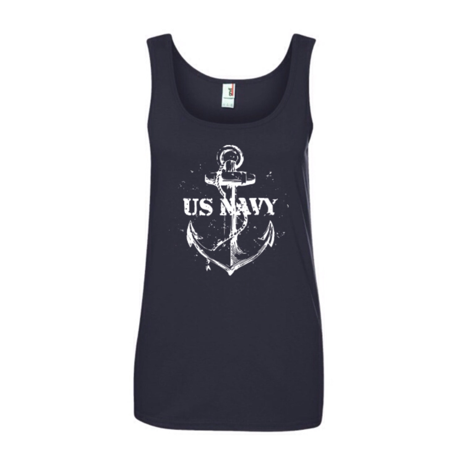 Us Navy Military Ladies Tank Top Us Navy Shirt With Anchor 0568