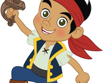 Items similar to Izzy, Jake and the Neverland Pirate Cupcake Toppers on ...