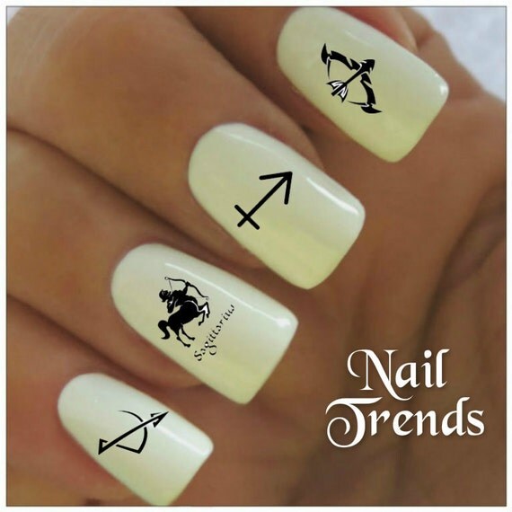 Sagittarius Nail Decal Vinyl Nail Decals 20 Nail Tattoos