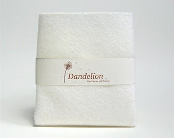 1 Piece of White Wool Blend Felt 45.6cm x 30.4cm (18" x 12")