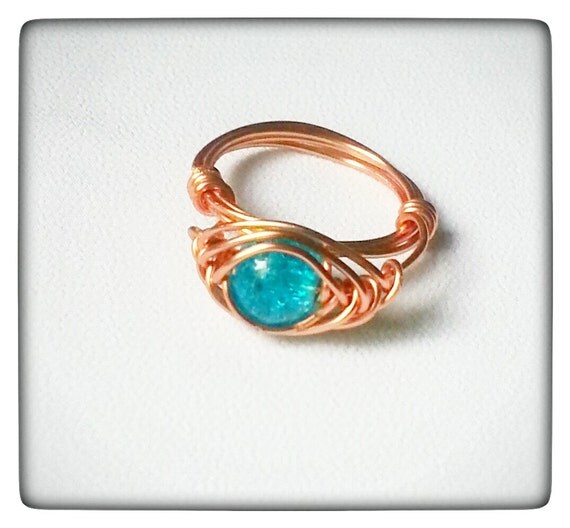 Copper wire wrap ring