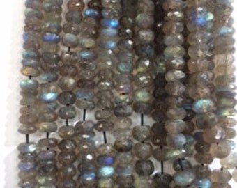 Nice Blue Flash Labradorite Beads-- STRAND