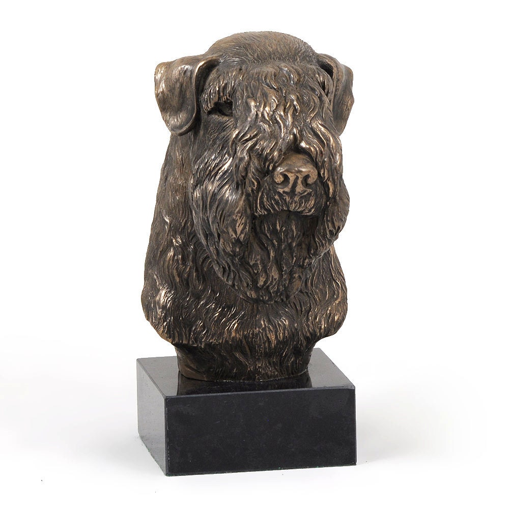 soft coated wheaten terrier garden statue