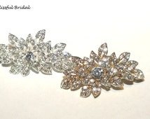 Popular items for silver hair clip on Etsy