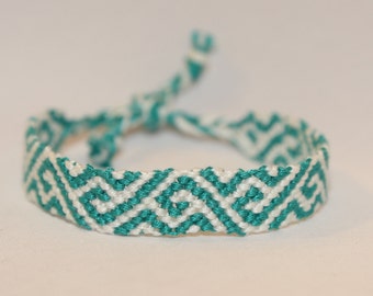 Items similar to Friendship Bracelet Funky Striped Pattern Made to ...
