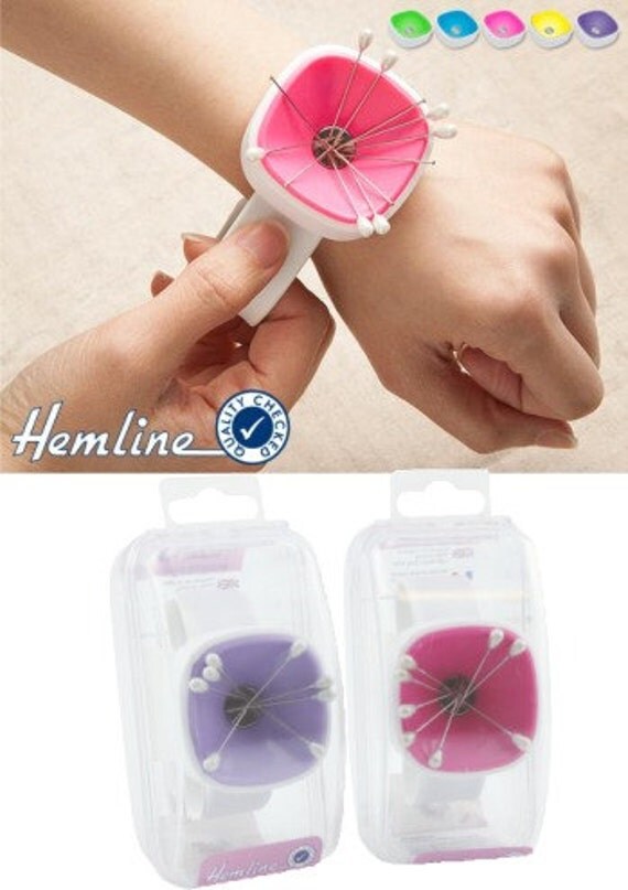 Wrist pin cushion online quilting supplies by BlackTulipQuilts2