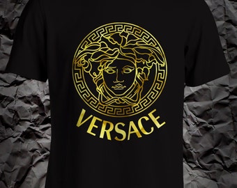 versace shirt gold