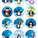 Penguin Cupcake Toppers Printable Penguin Theme Instant