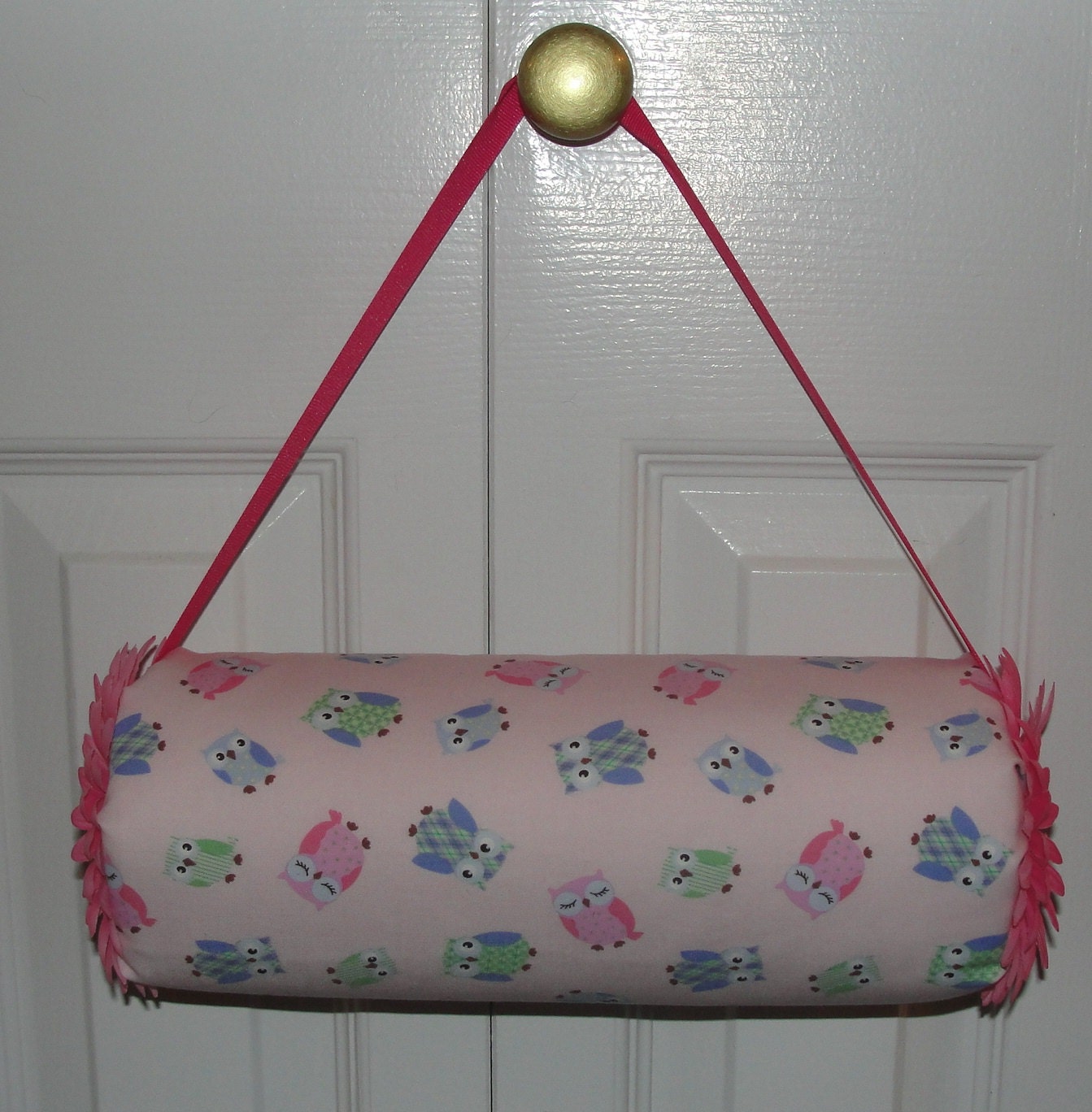 Handmade Headband Holder in Pink for Girls Women