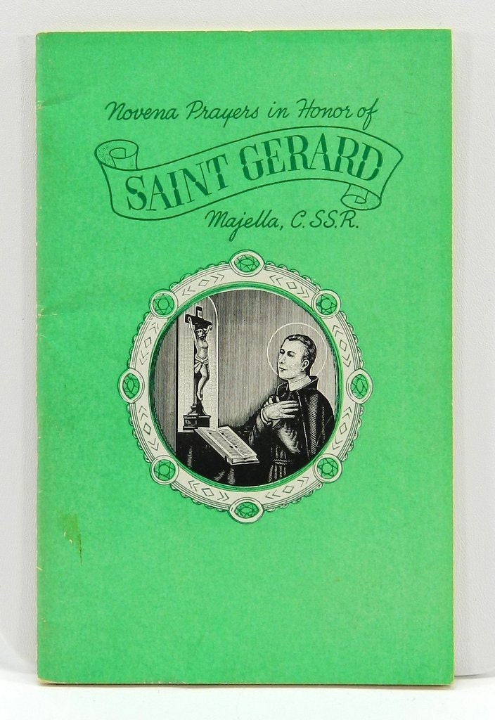 Novena Prayers in Honor of Saint Gerard Majella 1951 Catholic
