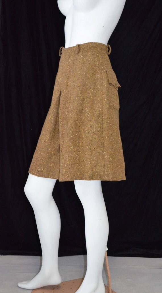 Items similar to Vintage 40s Culottes Shorts Skirt. Skort. Tailored