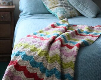 Crochet Blanket Pattern - Happy Throw