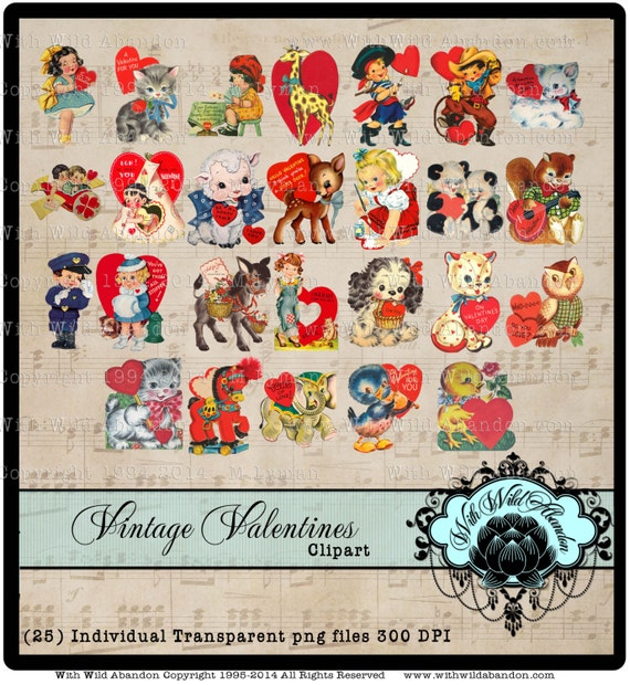 Printable Vintage Valentines 119