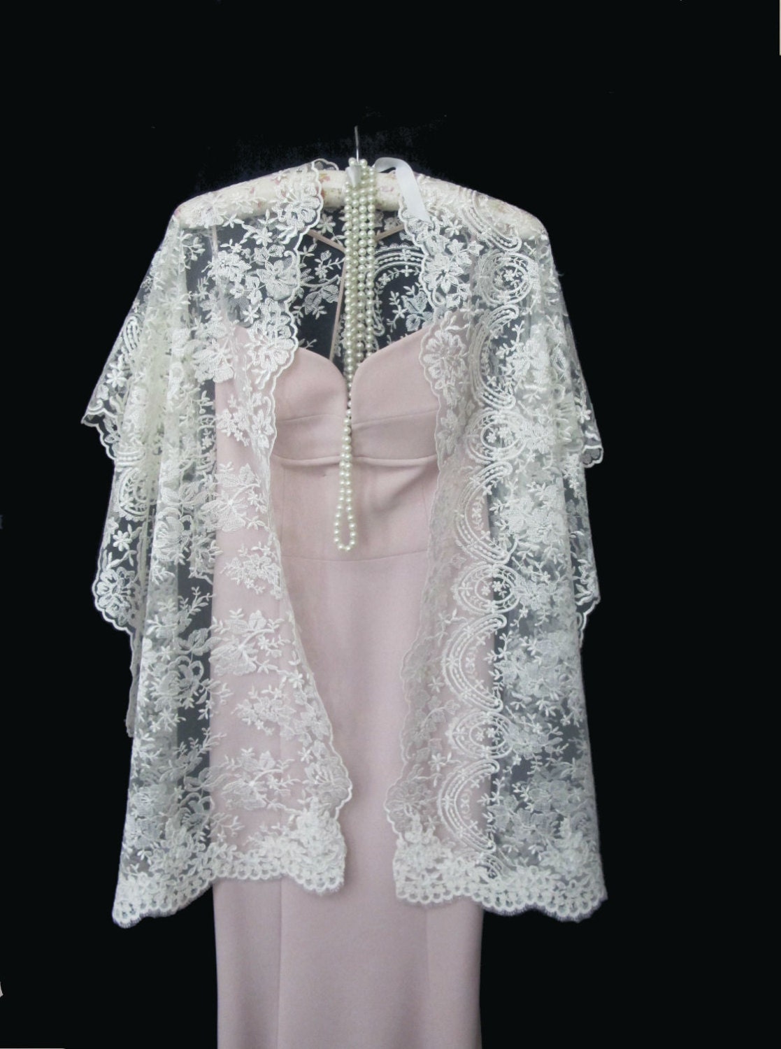 bridal wrap ivory