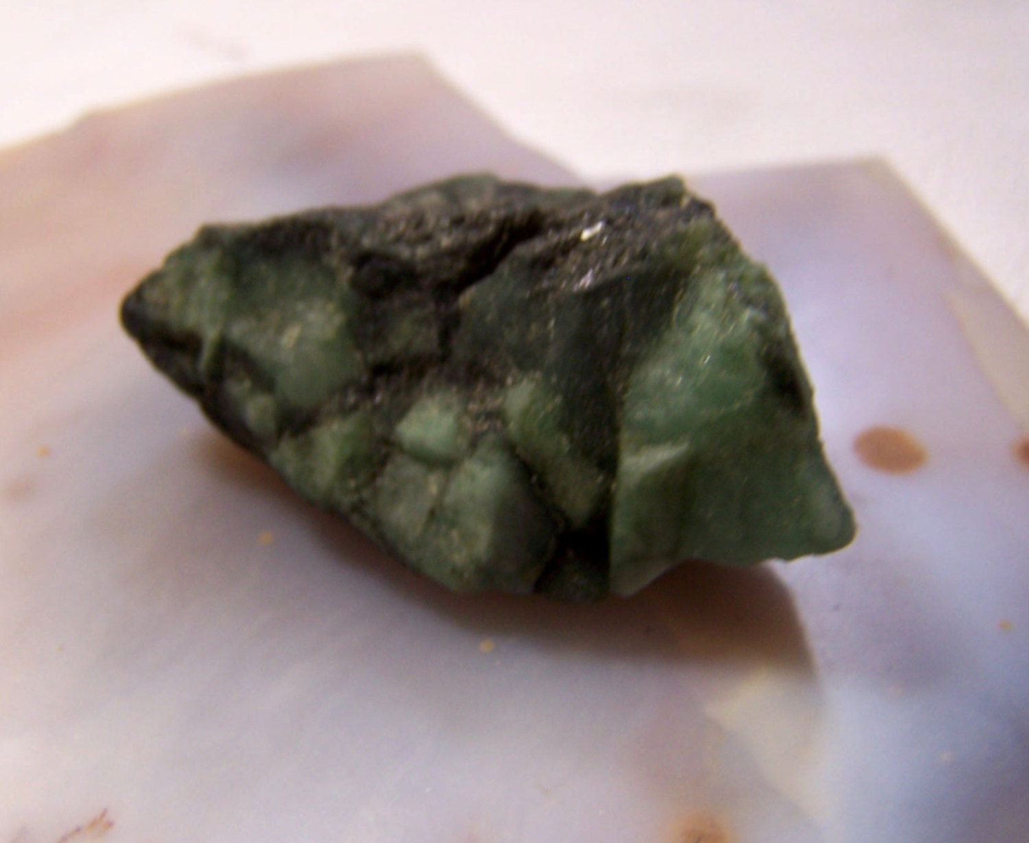 Emerald piece Raw Emerald specimen in Matrix crystal