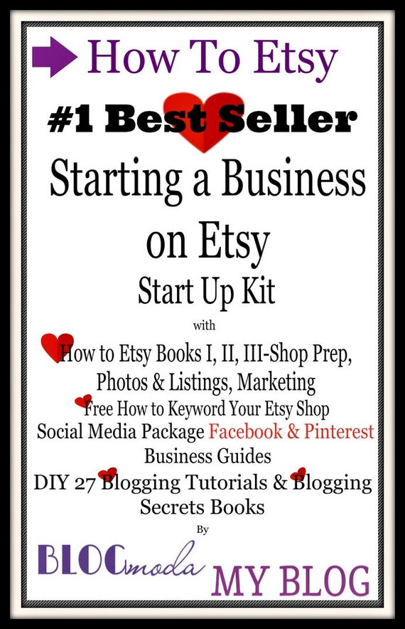 -Starting a Business on Etsy-Etsy Seller Complete Start Up Kit-Etsy ...