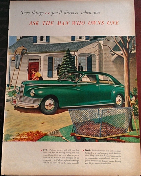 Automobile advertisements in the 1940s essay picture
