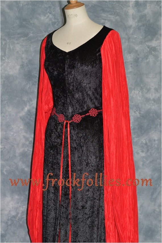 Celtic DressMedieval Gown Gothic Dress Pagan Dress