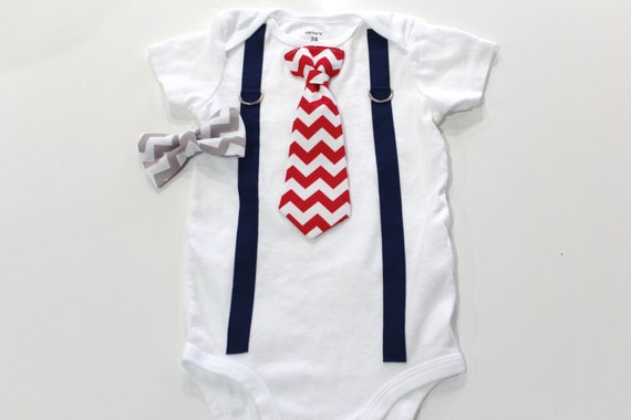 Items similar to Boys Patriotic Outfit. 'Red White and Blue or Not ...